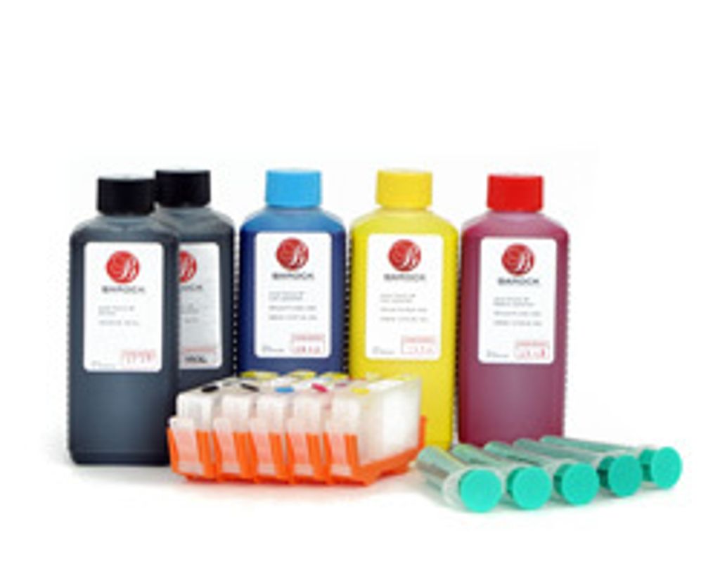 Komplettset Fill In Patronen für HP 364 mit 5 x 250 ml Tinte