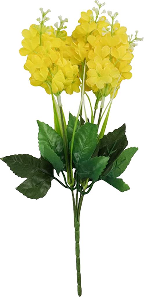 empfindliche Simulationsbouquet Dekorative UV-resistente gefälschte Hyazinthblüten-Bündel-Fotografie-Requisiten-Gelb