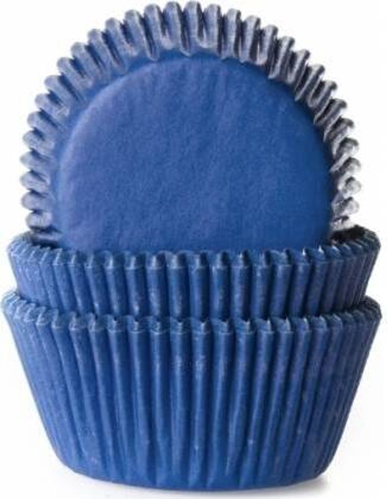 Papier-Muffinförmchen blau 50St Produktbild 