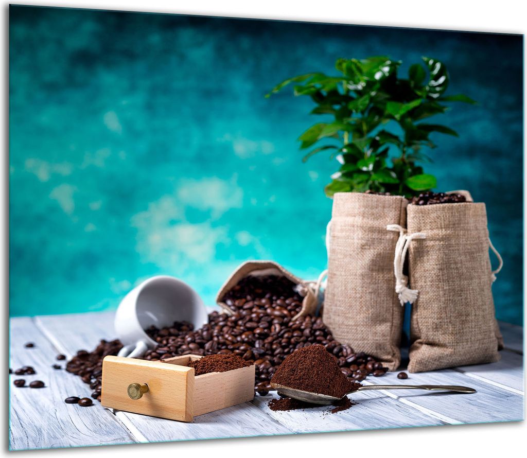 Herdabdeckplatten Glaskeramikkochfeld-Abdeckung Spritzschutz Glas 60x52cm Kaffee