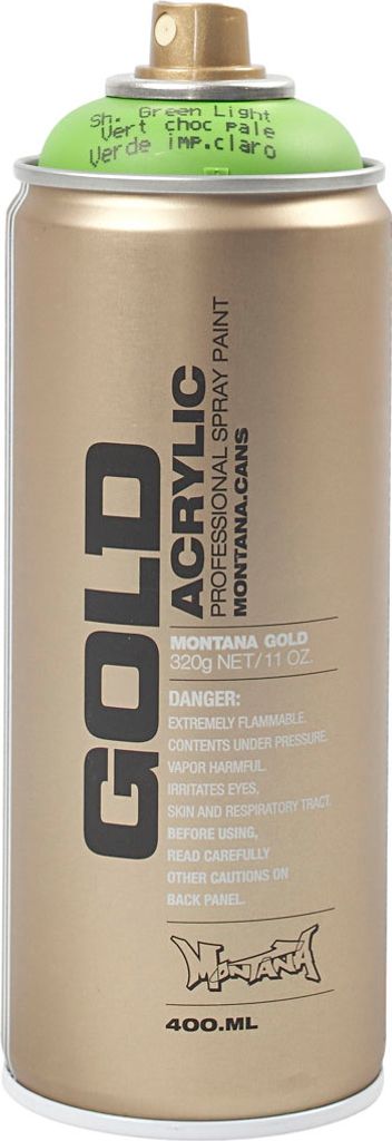 Montana Cans Gold Sprühfarbe SH6000 Green Light 400 ml 1 stk