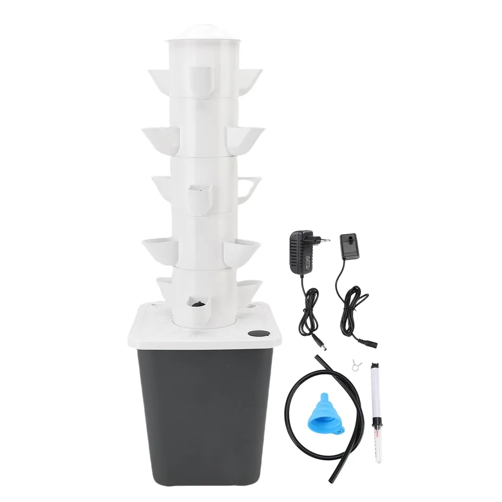 Système de culture hydroponique 15 emplacements pour potager d'intérieur