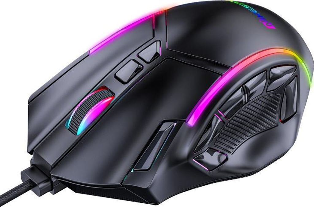 INF Mouse da gioco RGB cablato: ABS, 13x8.2x4.1cm, 12 Immagine del prodotto 