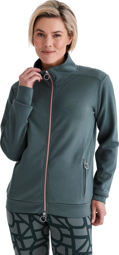 Stooker Women JARA SPORT STRETCH Damen Sweatjacke Regular Fit 48/50 balsam green
