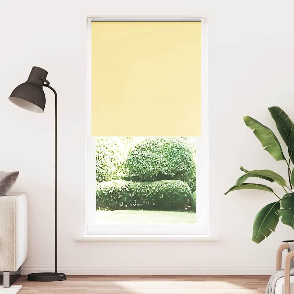 vidaXL Verdunkelungsrollo Gelb 115x230cm Stoffbreite 110,7cm Polyester