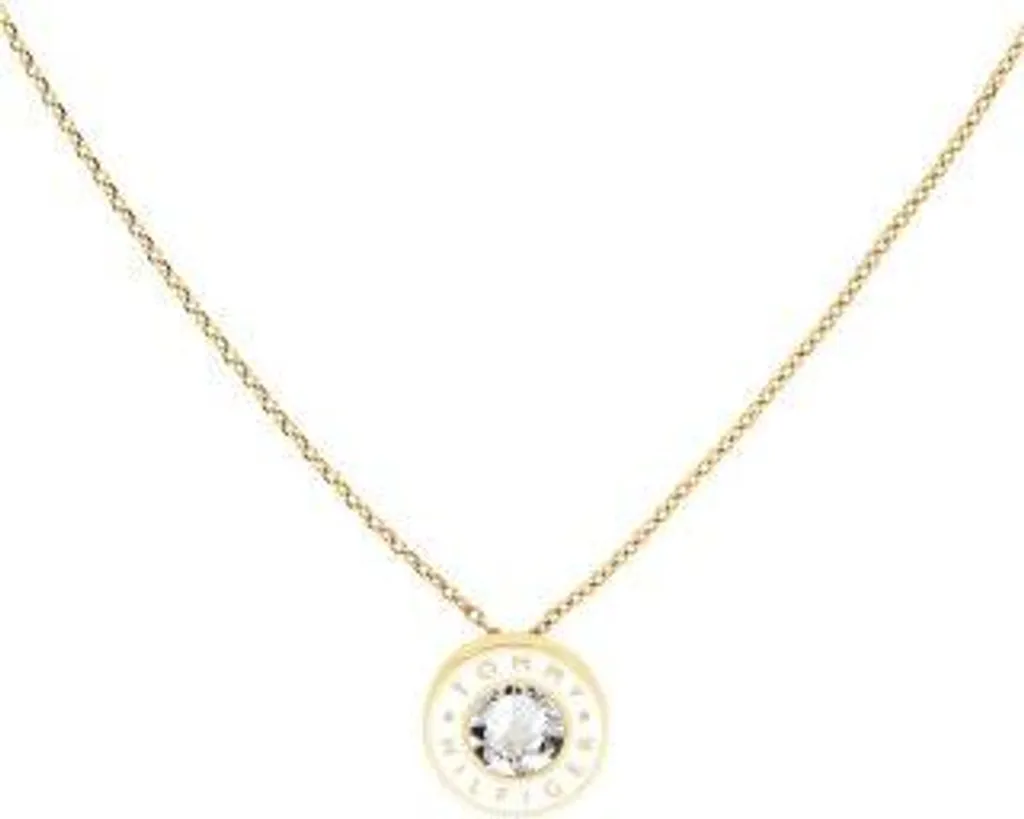 Collier plaqué or cristal 2780801 - Bijou Layered en or et brillant