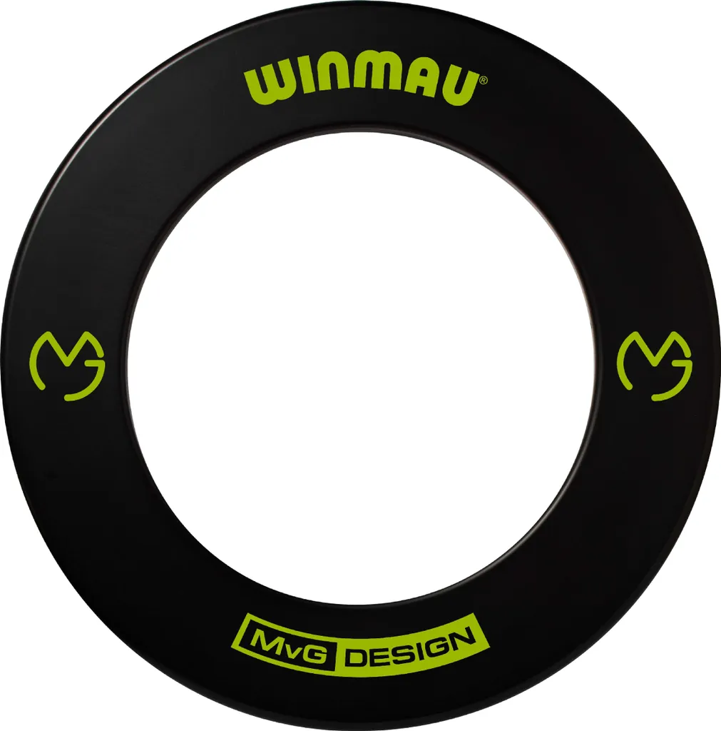 Anneau de Protection Cible Fléchettes MvG Black Surround en Mousse