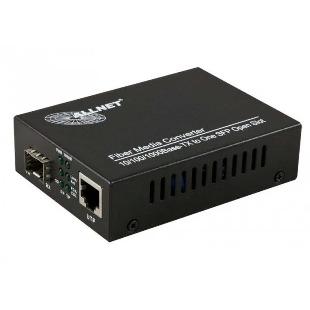 Convertisseur RJ45 SFP ALLNET ALL-MC104G-SFP1 Gigabit Full Duplex