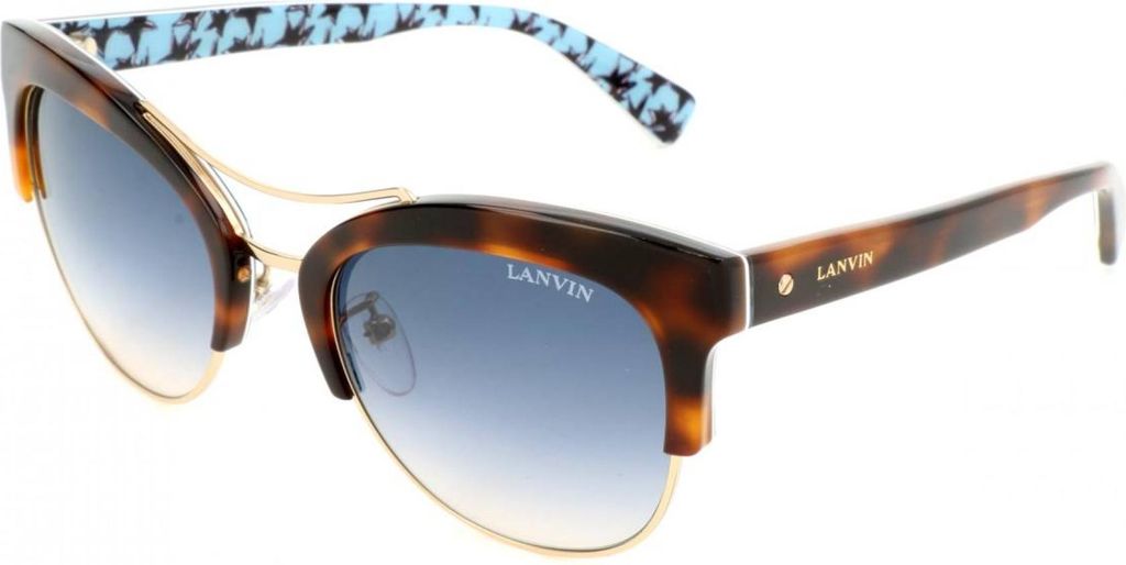 Lanvin SLN724V Havana/shiny pattern 53/20/140 Damen Sonnenbrillen