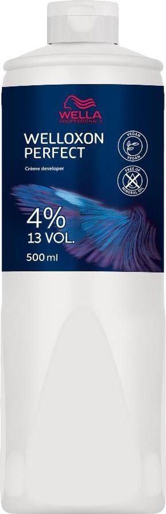 Wella Professionals Welloxon Perfect Creme Developer 4% / 13 Vol. Aktivator für Haarfarbe 500 ml