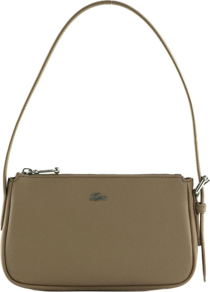 Borsa Lacoste Daily City Grigio Talpa | Tracolla Donna Petit Piqué