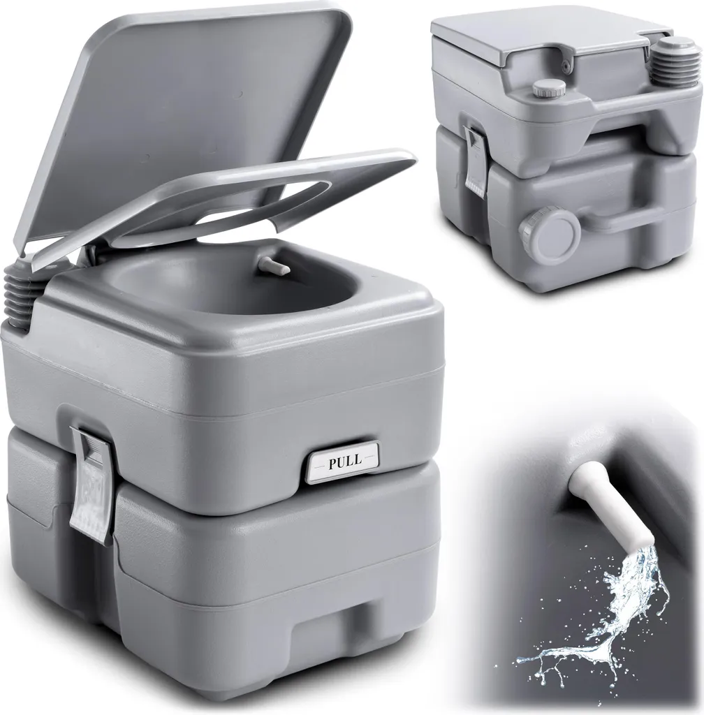 Toilette portable VESSA 20L - WC chimique autonome pour camping et van