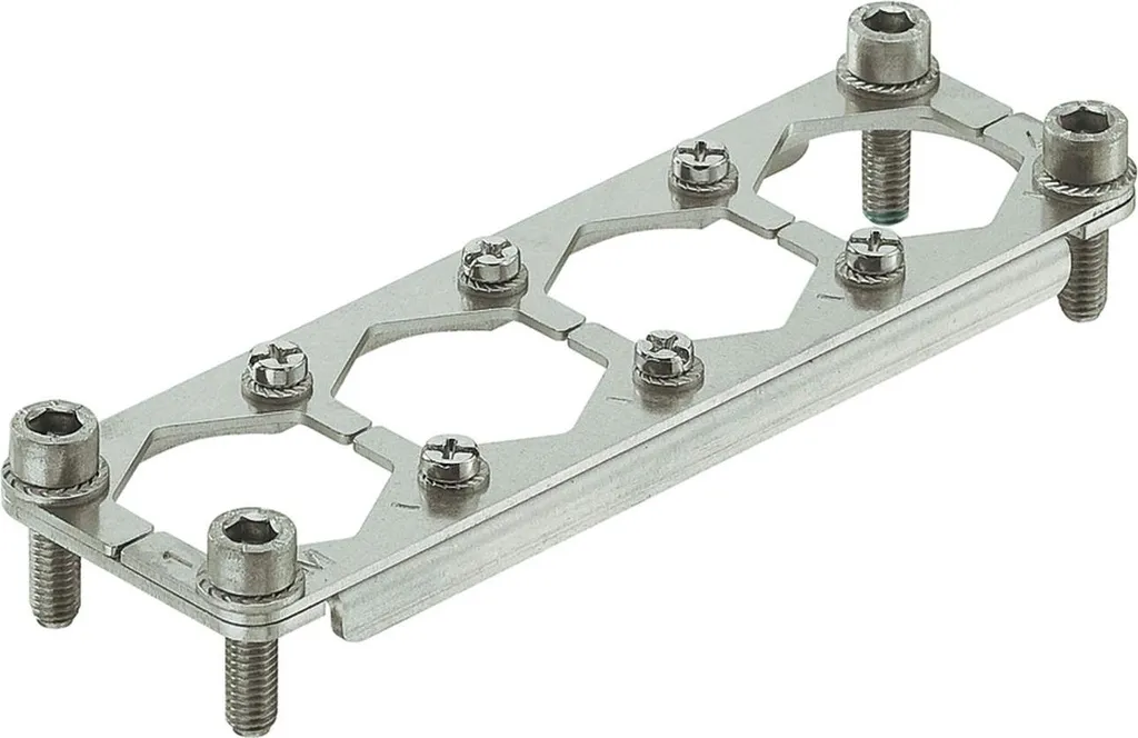 Cadre de support HARTING Han HPR 24B pour 4 modules HC 350 en métal robuste