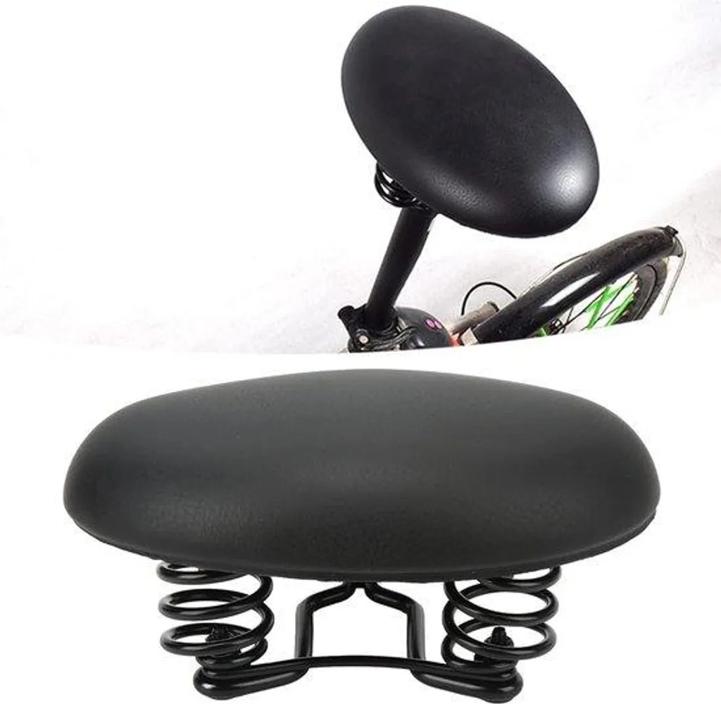 Selle de vélo gel rembourrée avec suspension intégrée pour VTC et Ville