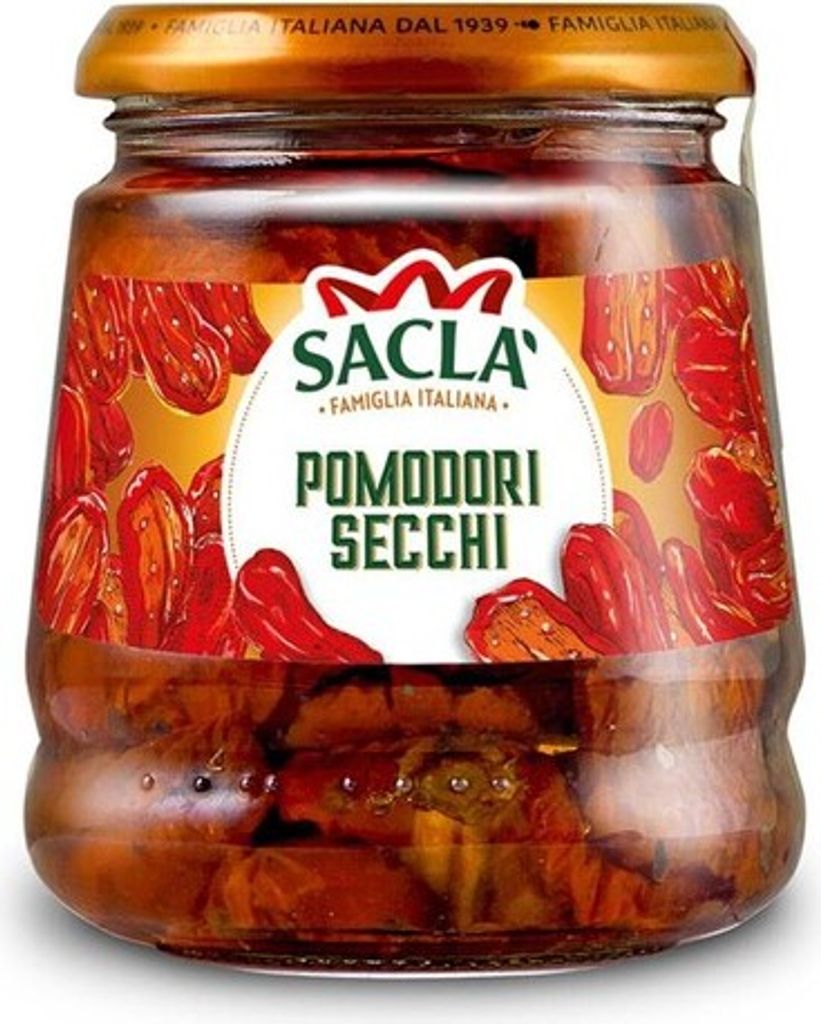 Suszone pomidory w oleju słonecznikowym 280G - Sacla Zdjęcie produktu 