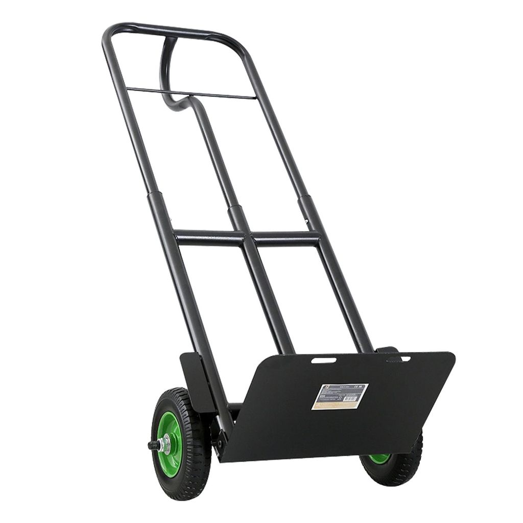 SevenComfort Sackkarre klappbar Hartgummireifen bis 150kg Transportkarre Stapelkarre Wagen Schwarz