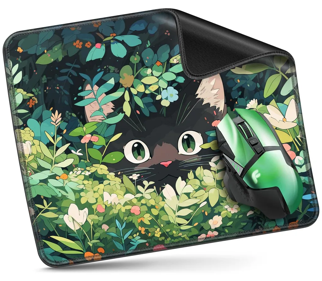 Tapis de souris chaton mignon accessoire de bureau étanche pour PC