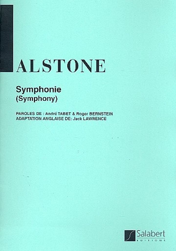 Symphony: für Gesang und Klavier (en/frz)