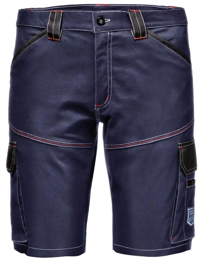 Sir Safety Symbol Arbeitsshorts Stretch Twill wasserabweisend Herren blau schwarz, 44, DUNKELBLAU