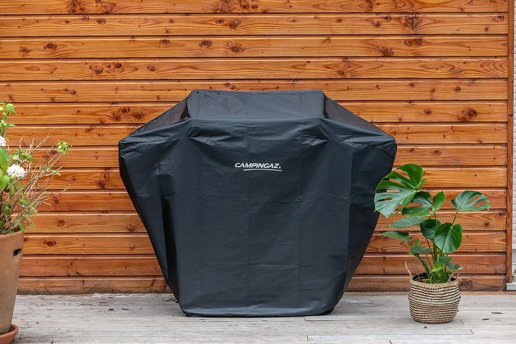Couverture de barbecue résistante à l'eau - Bâche de protection BBQ Noir