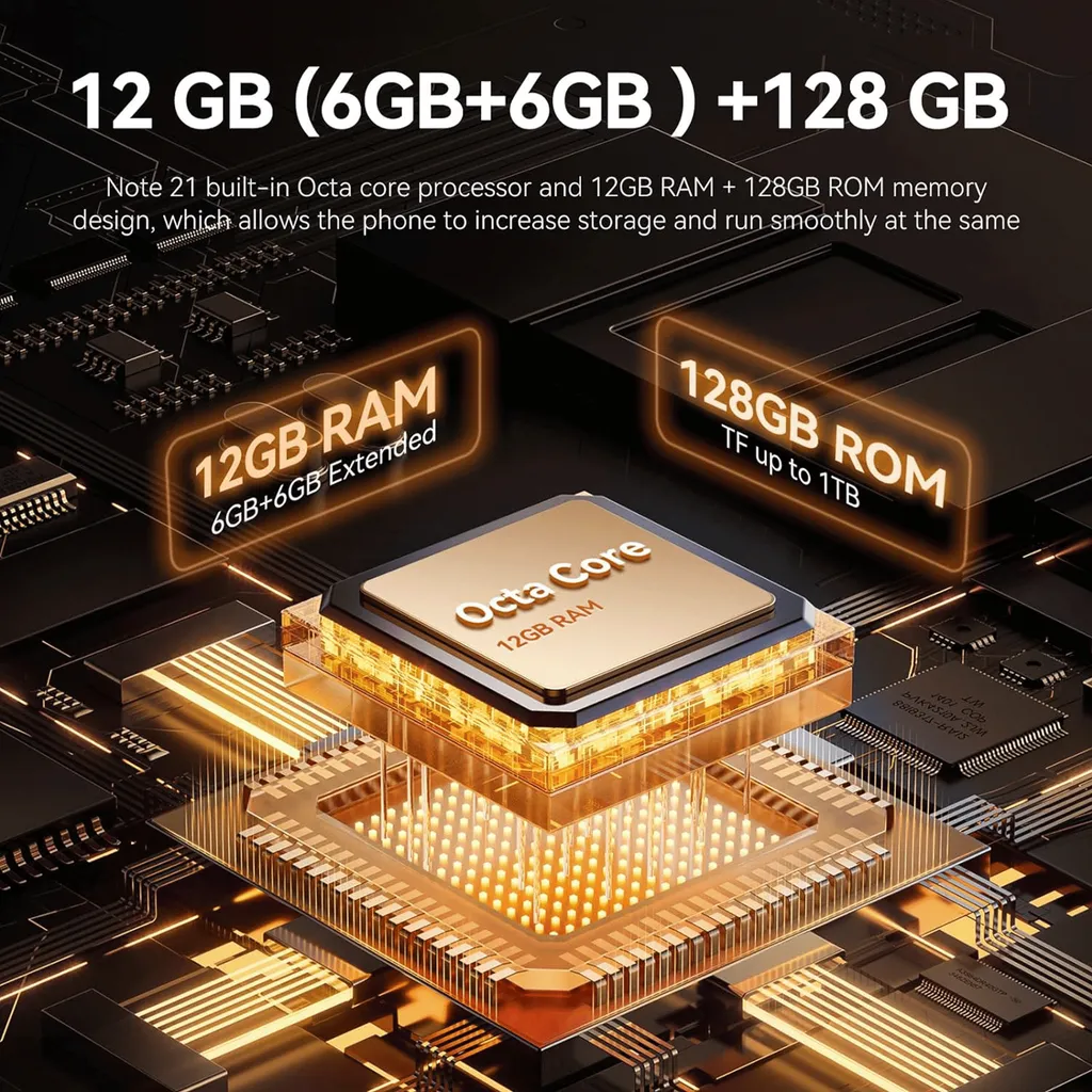 Smartphone CUBOT Note 21 Orange 128Go Android 13 Écran 90Hz Fluide - 2