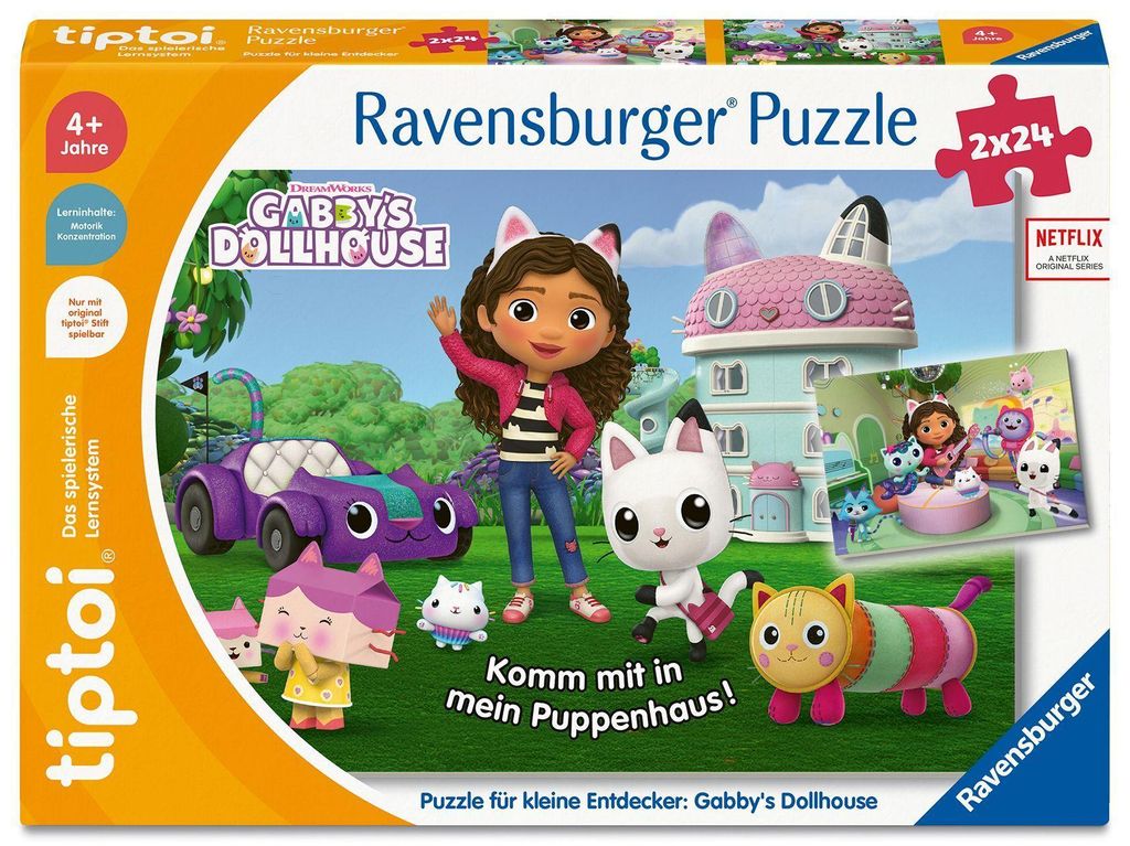 Puzzle für kleine Entdecker: Gabby’s Dollhouse Ravensburger Produktbild 