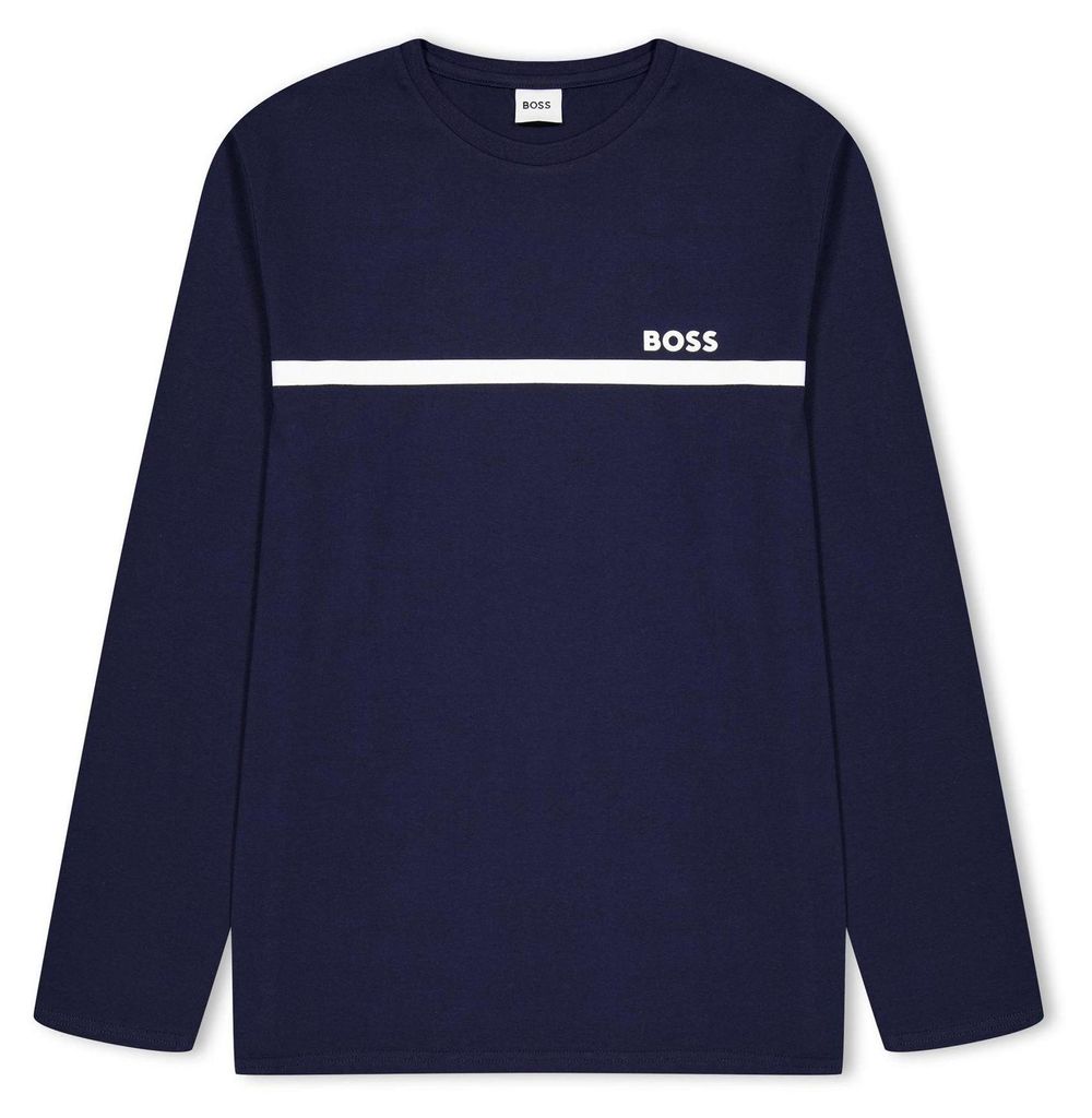 Boss - T-Shirt für Kinder, Langärmlig GT17030 (152) (Marine)