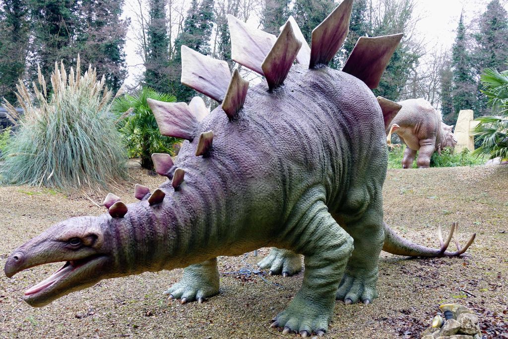 hansepuzzle 11361 - Stegosaurus Puzzle, 2000 Teile, Orte, 90,0 x 60,0cm mit hochwertiger Aufbewahrung, Kartonbox und wiederverschließbarem Beutel