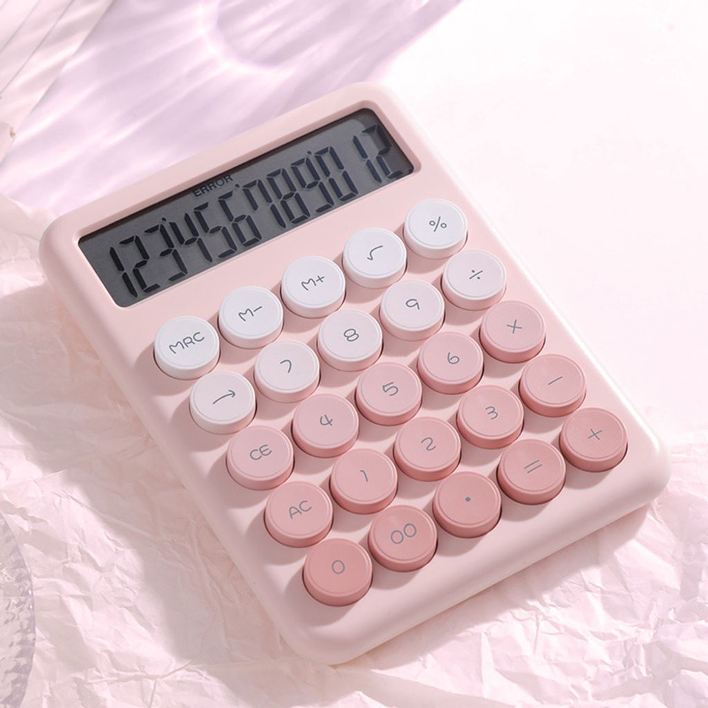 calculatrice de bureau à 12 chiffres avec grand écran LCD, Image du produit 
