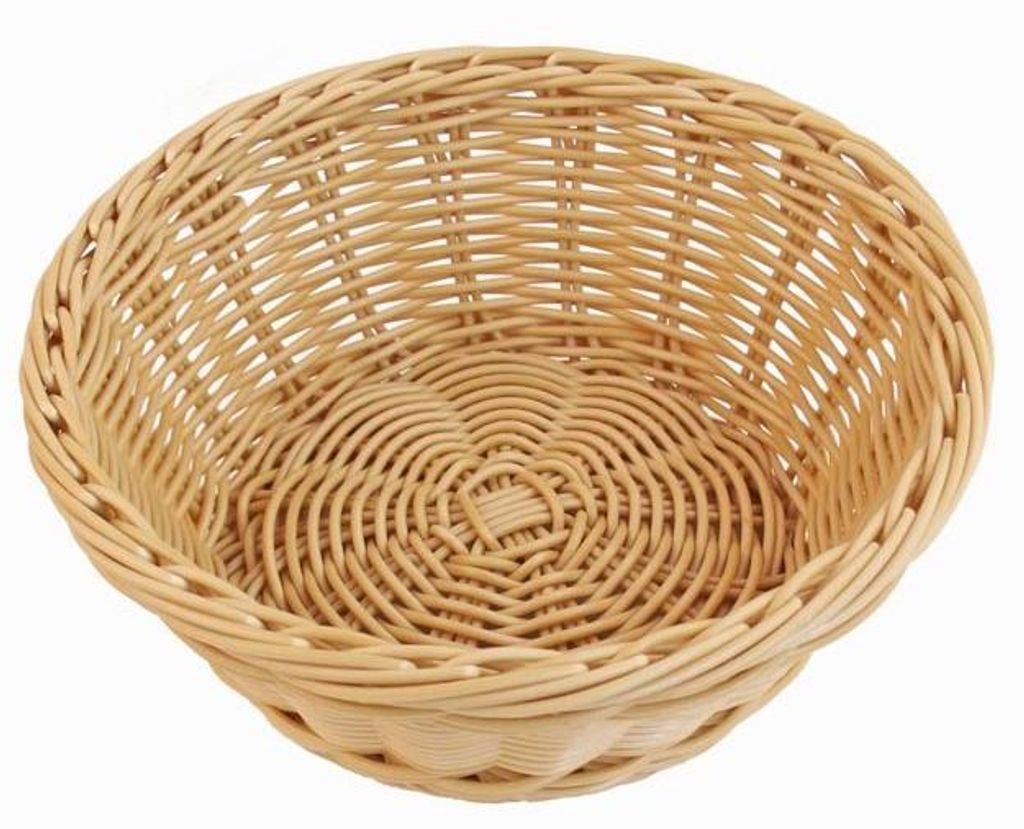 Brotkorb, beige, Ø 210 mm