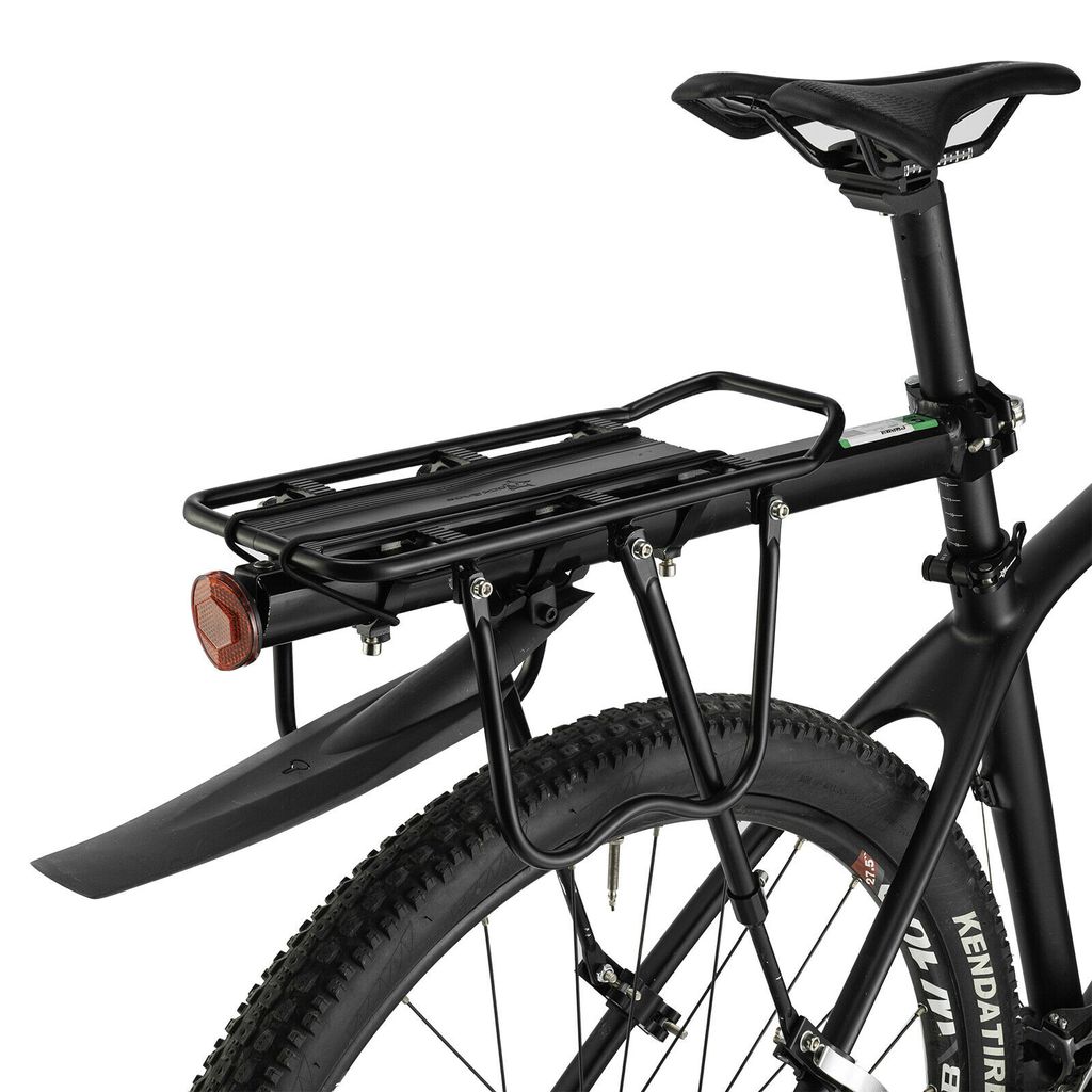 Fahrrad Alu Gepäckträger verstellbar für Sattelstütze Mountainbike MTB hinten