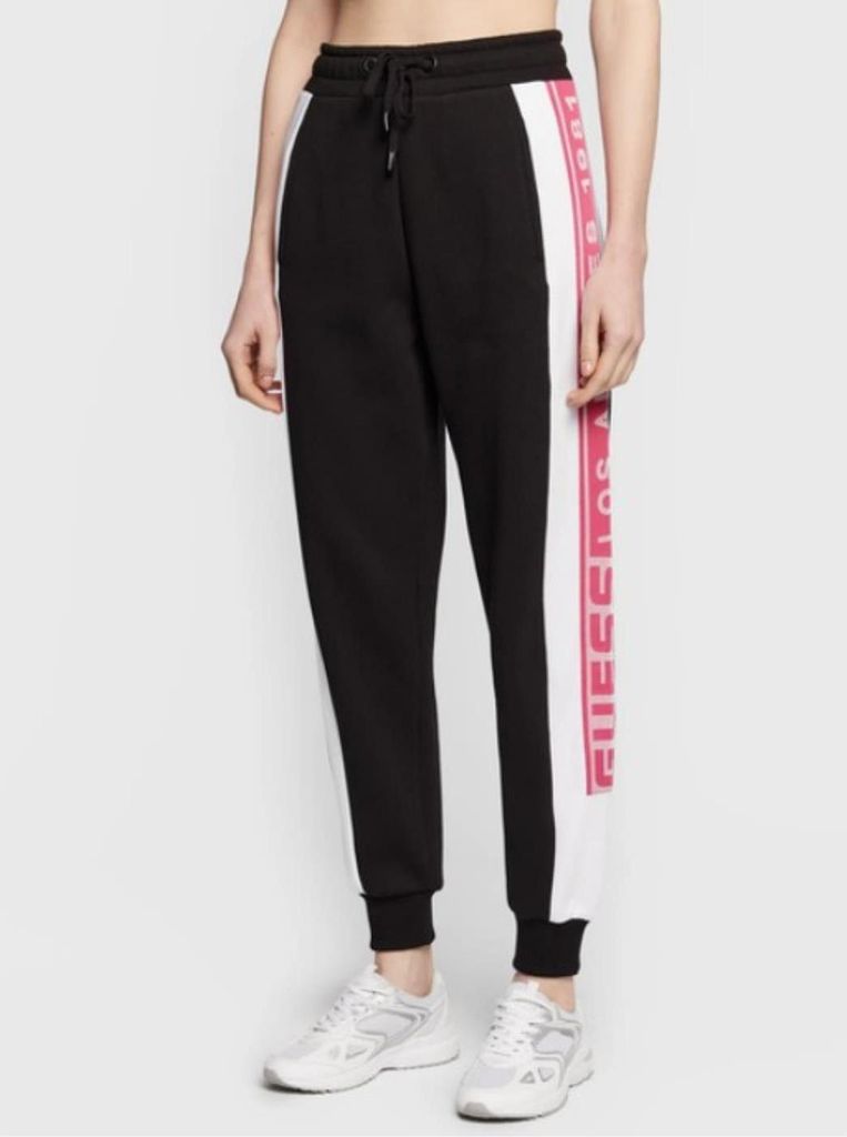 GUESS Damen Jogginghose Adrianna Jogger XS Schwarz - Stilvoll und bequem