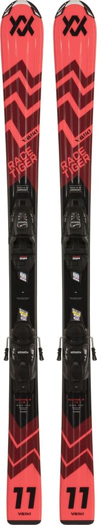 Völkl RACETIGER JR RED (130-150cm) + 7.0 VMOTION JR Kinder Ski 24/25 rot 160