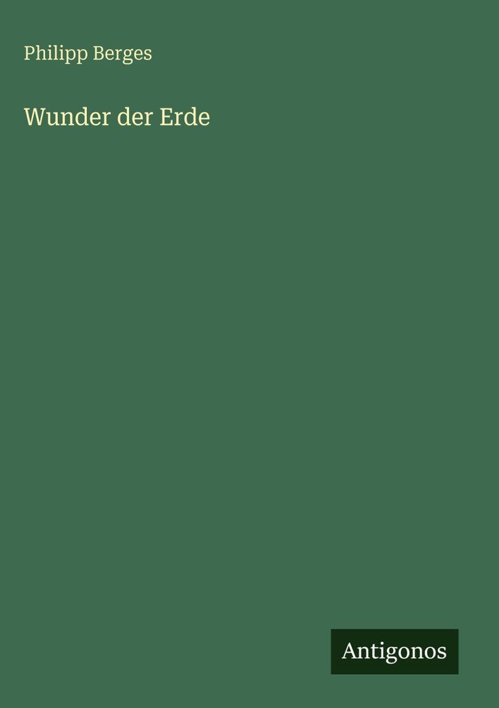 Wunder der Erde