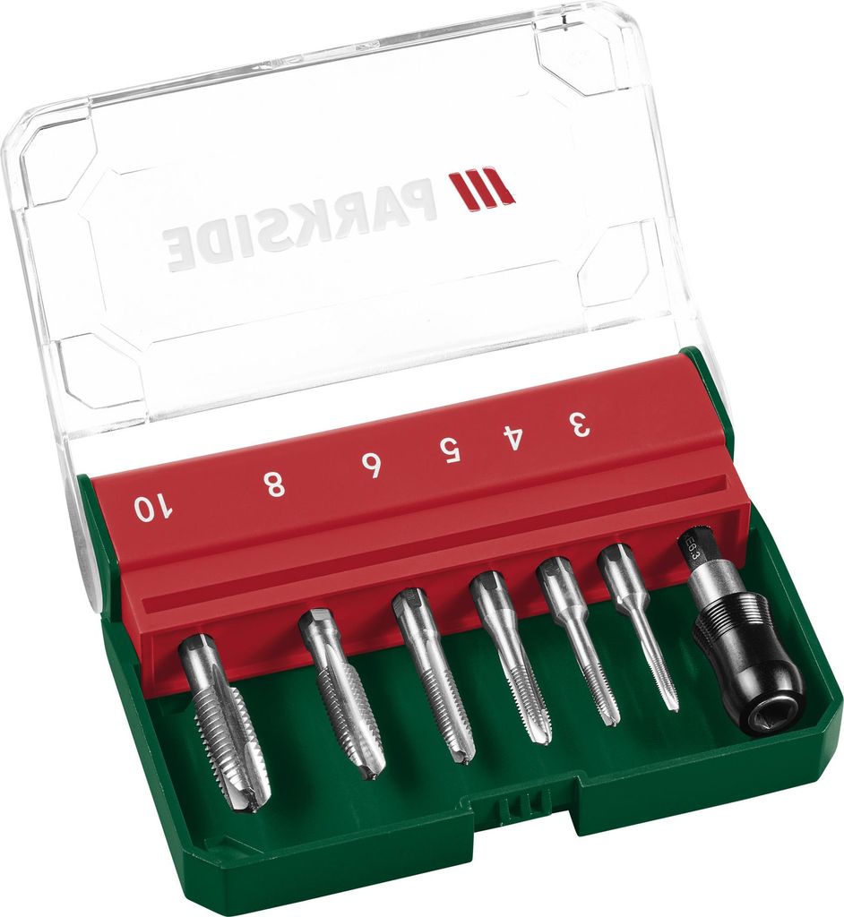 PARKSIDE® Kegelsenker-Set 7-tlg. / HSS Bohrer-Set 7-tlg. Produktbild 