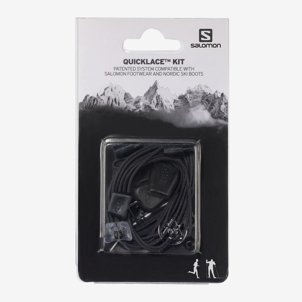 Salomon Schuhe Quicklace Kit Black 0 Black - Produktbild 