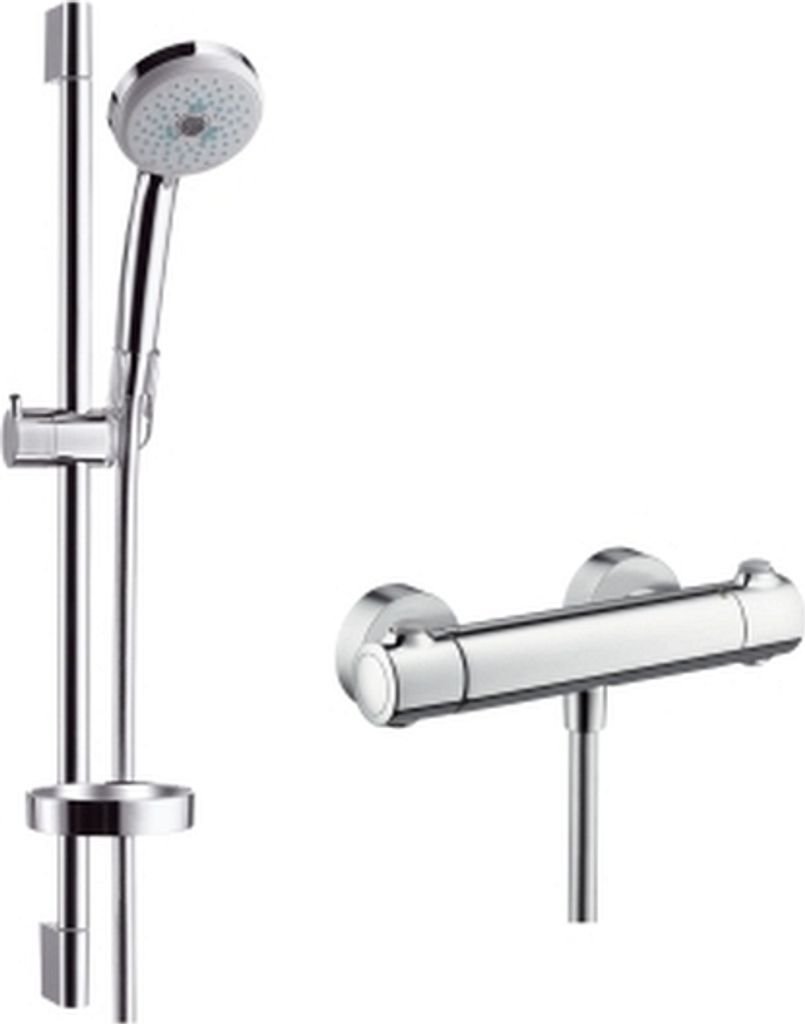 HANSGROHE 27086000 Brausenkombi Croma 100 Multi/Ecostat