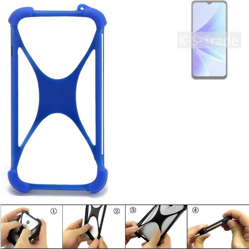 K-S-Trade Handy Hülle kompatibel mit Oppo A77s Silikon Schutzhülle Cover Case Bumper Silikoncase TPU Softcase Schutz Hülle Smartphone Stoßschutz,