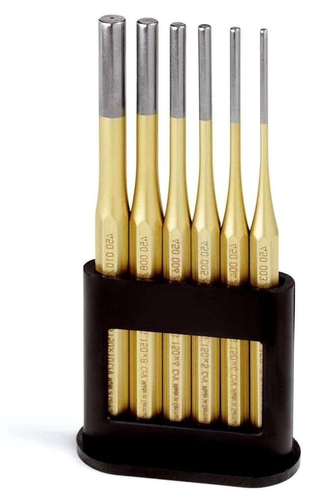 Splintreibersatz, 3,4,5,6,8,10mm, 8-Kant – CV-Stahl, abgerundete Kanten