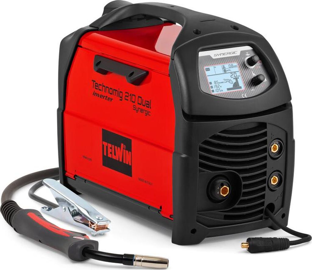 Inverter Multiprozess-Schweißgerät Technomig 210 Dual Synergic - 230V - TELWIN - 816231