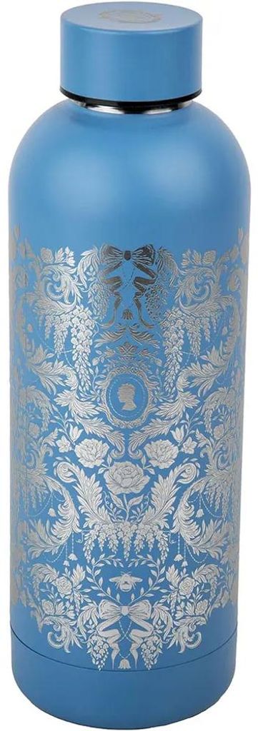 Bouteille "Bridgerton" en argent, motif damasquiné, marque Image du produit 