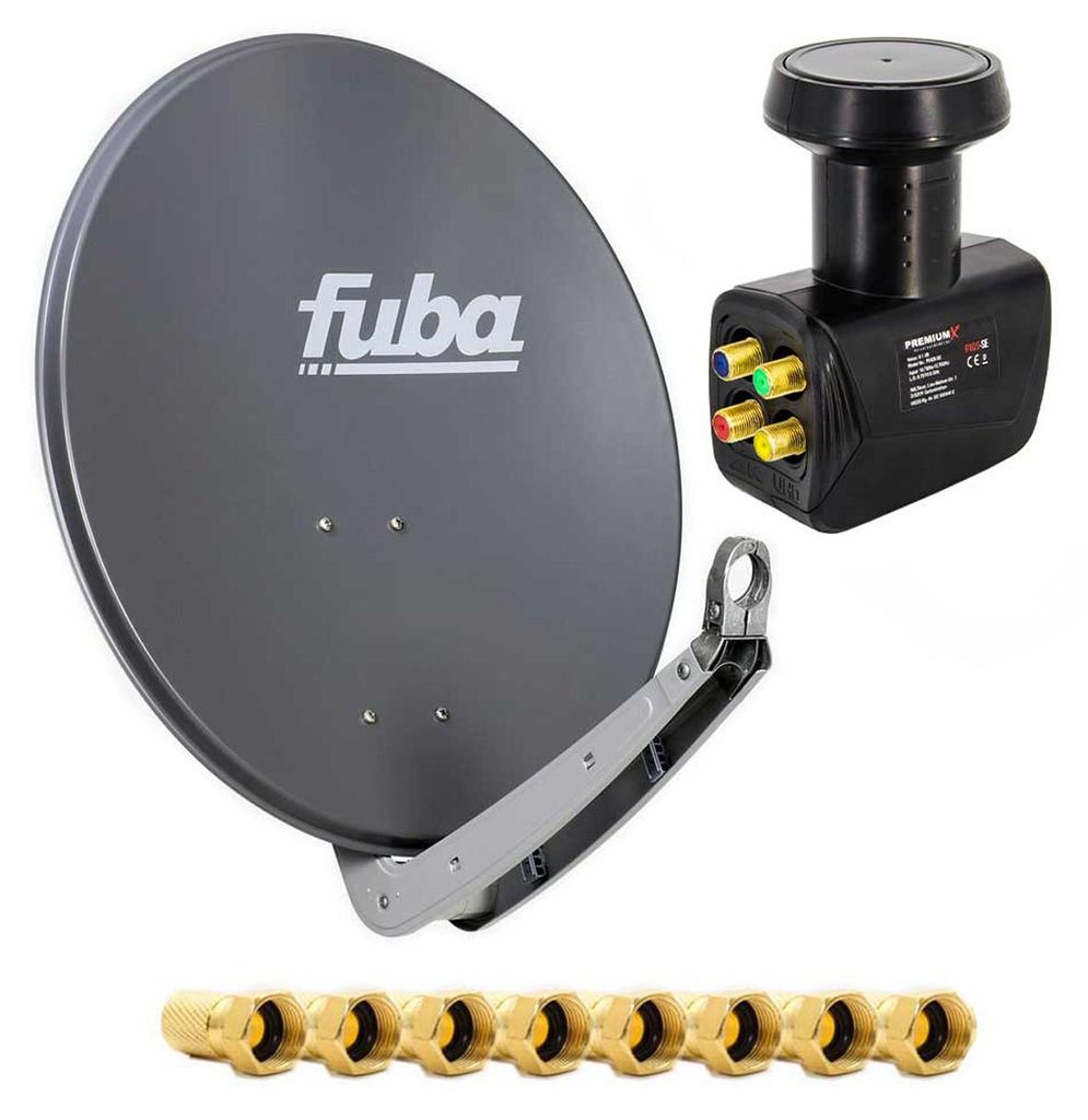Fuba Set 4 Teilnehmer SAT Anlage DAA 650 A PremiumX Quad Produktbild 