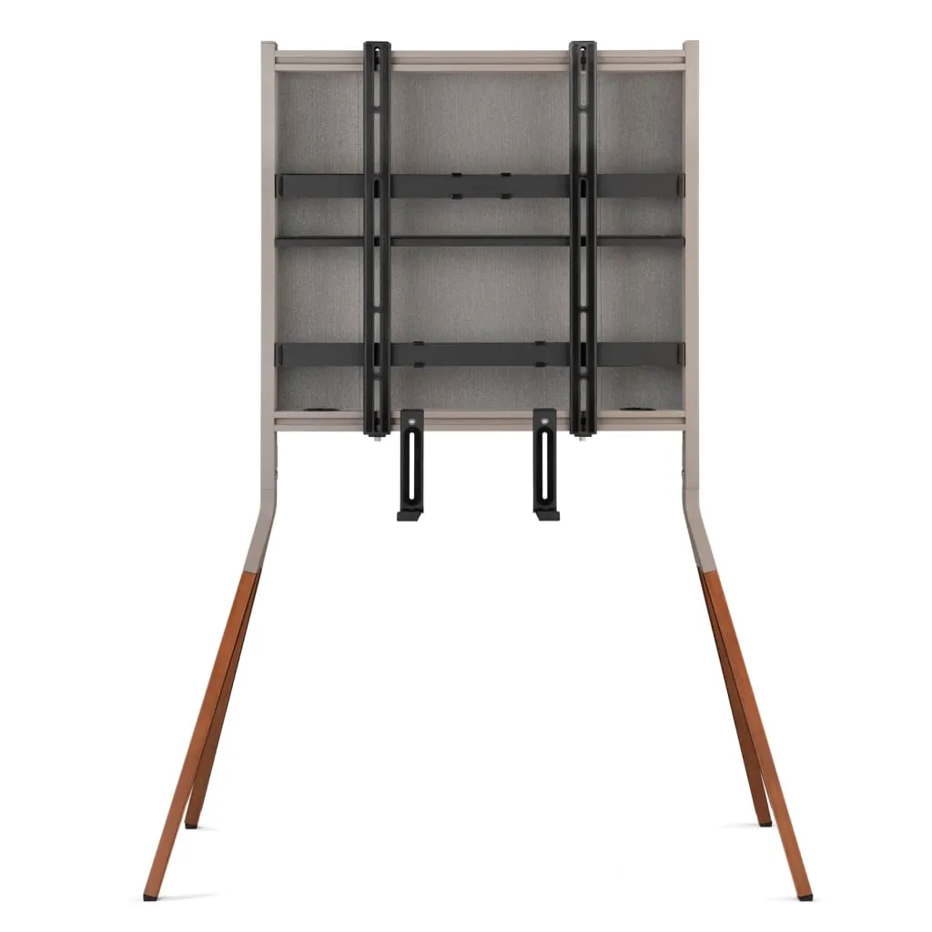 Support TV Sans Perçage Marron Foncé Falcon pour Salon et Grand Écran 70"