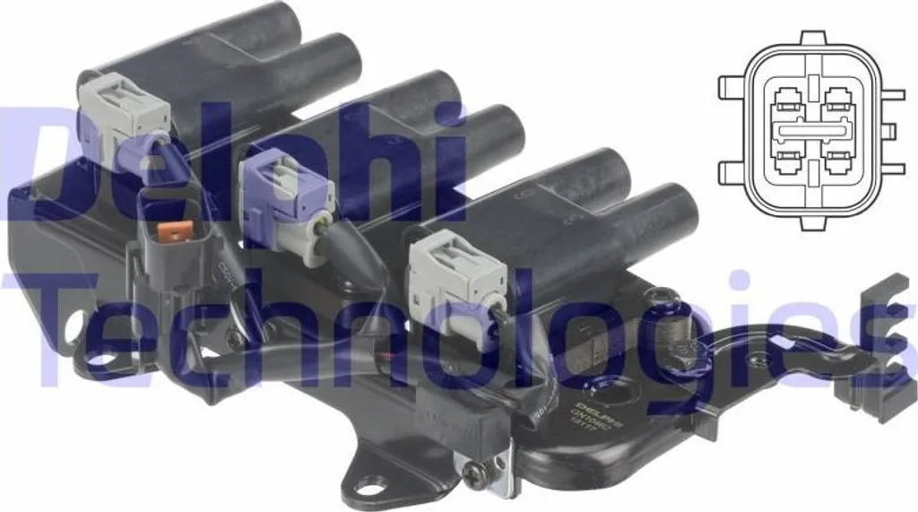 Bobina d'Accensione Delphi GN10462-12B1 | Ricambio Originale 2730137150