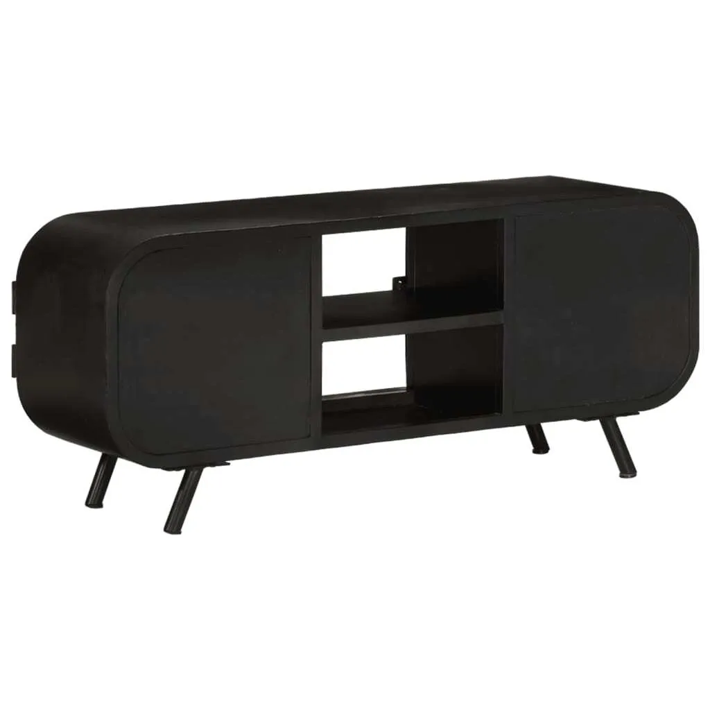 Meuble TV manguier brut 110 cm robuste pour remplacer vos meubles fragiles