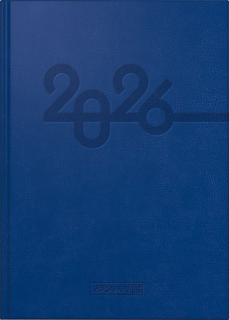 2026 Brunnen Buchkalender 798 A5 blau