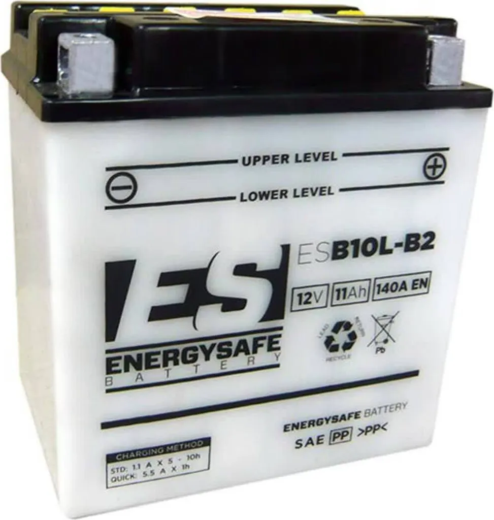Batterie Energysafe ESB10L-B2 12V 11Ah haute performance pour SUZUKI