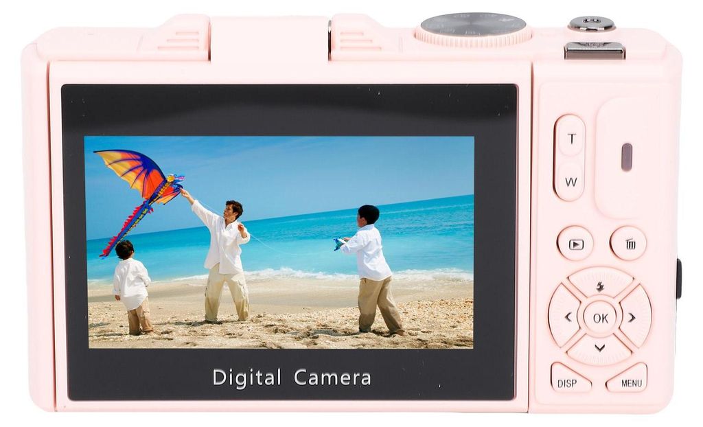 Appareil Photo Numérique 5K 75MP Vintage - Caméra Avec Écran 3" 180° Autofocus Zoom 18x - Idéal Voyages Et Vlog