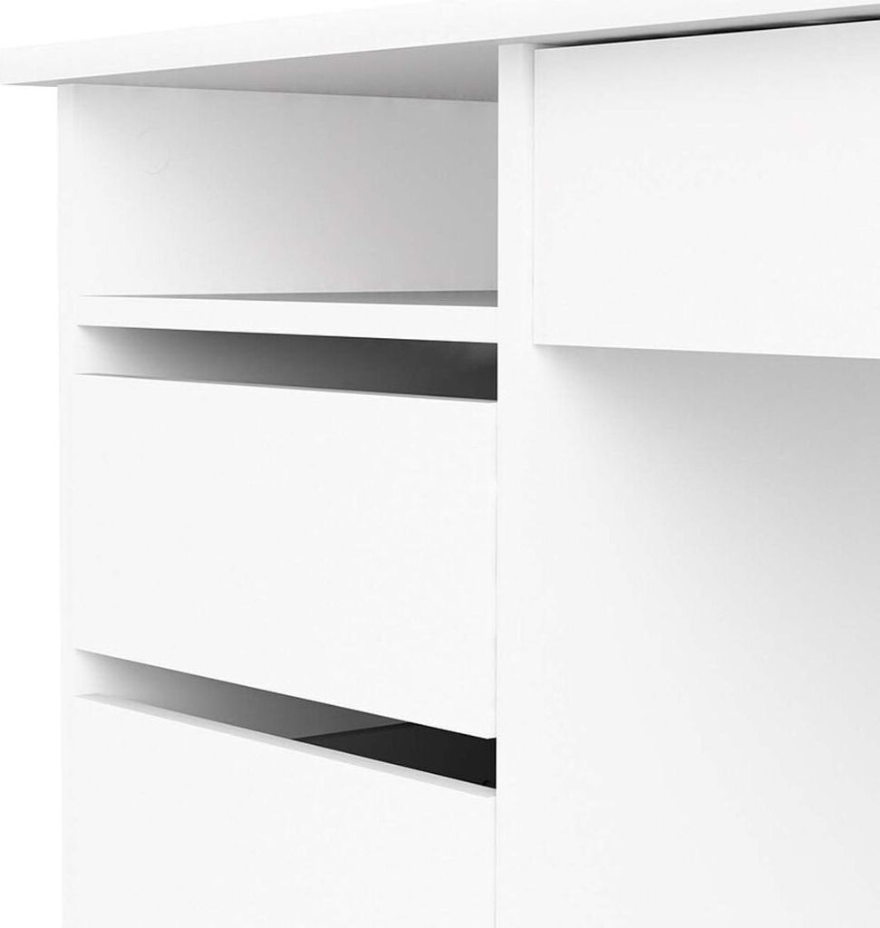 Function Plus Schreibtisch Weiß Produktbild 5