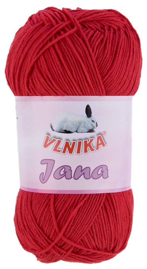 Wolle Jana rot